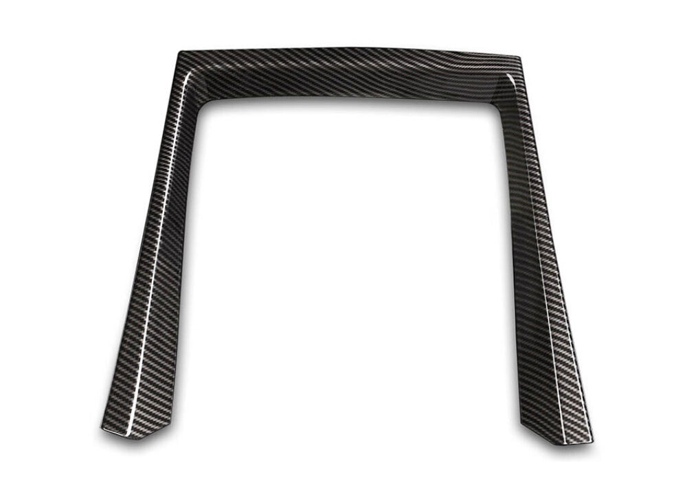 Carbon Fiber ABS Water Cup Holder Panel Trim Fit for BMW X5 E70 X6 E71 2008-2013