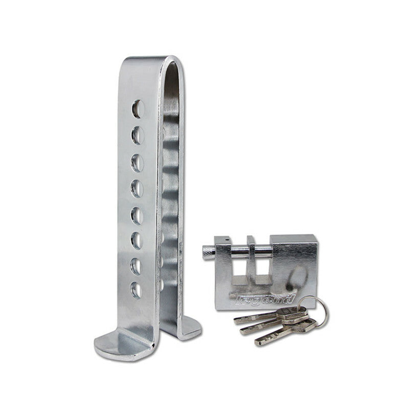 Car Pedal Theft Proof Security Pedal Stainless Steel Brake 8hole Anti-theft Lock