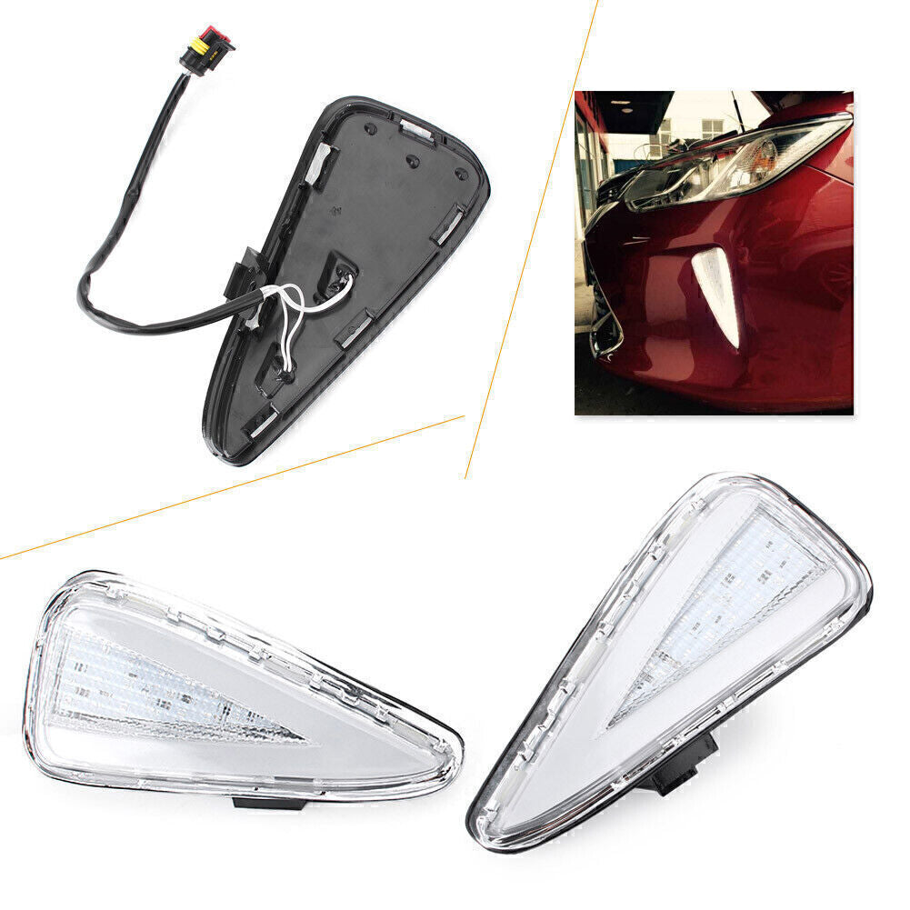 2x Car LED Daytime Running Light/Fog Lamps For 2015-2016 for Toyota for Camry