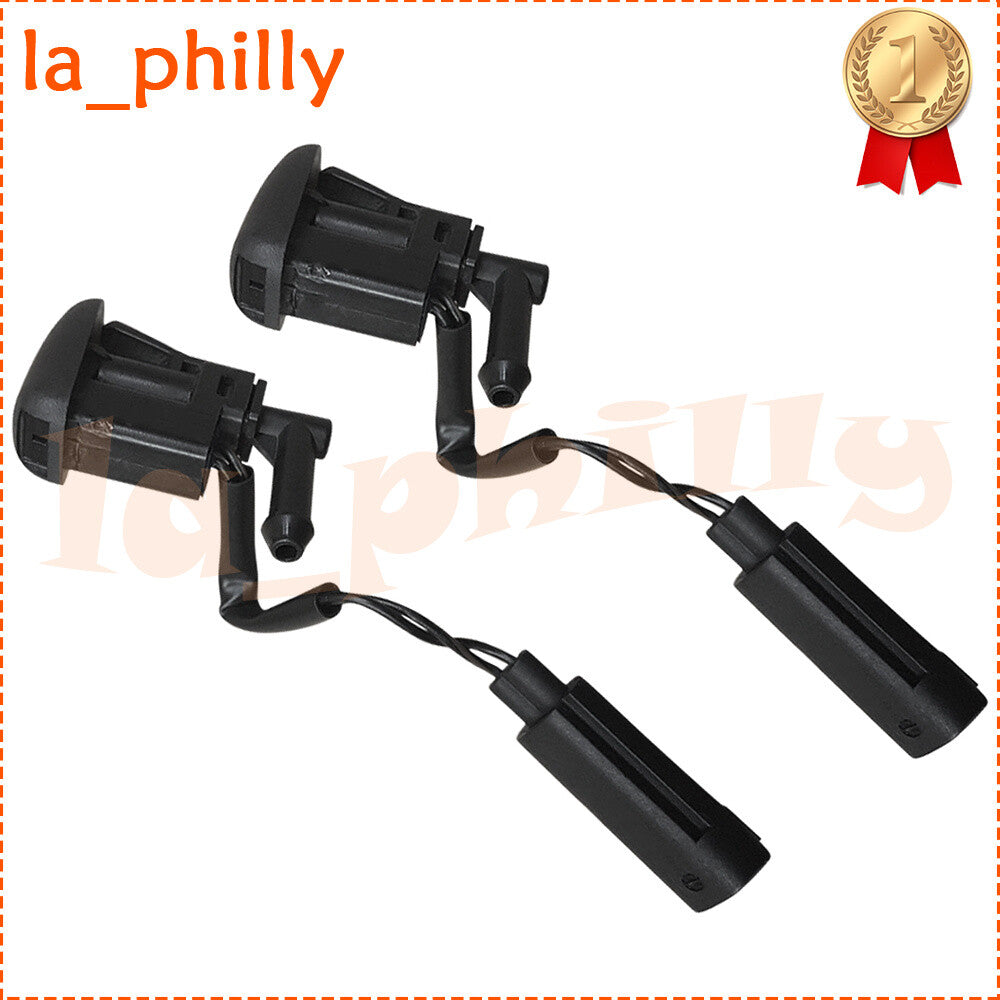 2x Fits for BMW 1' E81 E88 Z4 E85 for X5 E53 Windshield Heated Spray Nozzle 61667110851