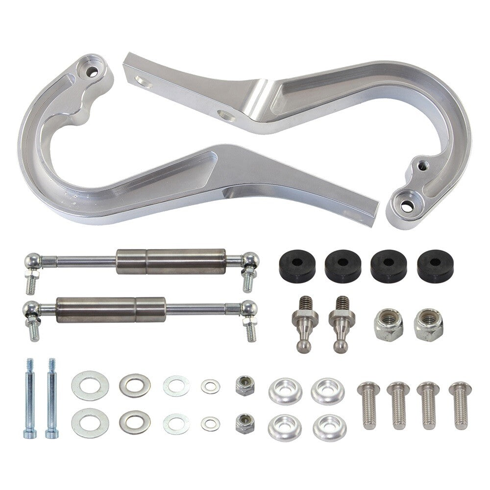 Left+Right Billet Aluminum Hood Hinge Kit For 1967-1969 for Chevrolet Camaro Trunk