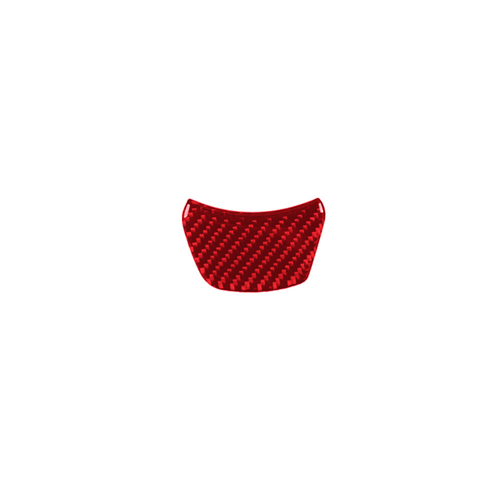 Red Carbon Fiber Steering Wheel Chin Cover Trim for Toyota Supra A90 2019-2022