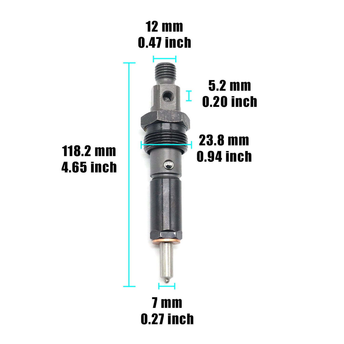1PCS 0432131837 3919350 FUEL INJECTORS FIT FOR 5.9L 6BT DIESEL ENGINE