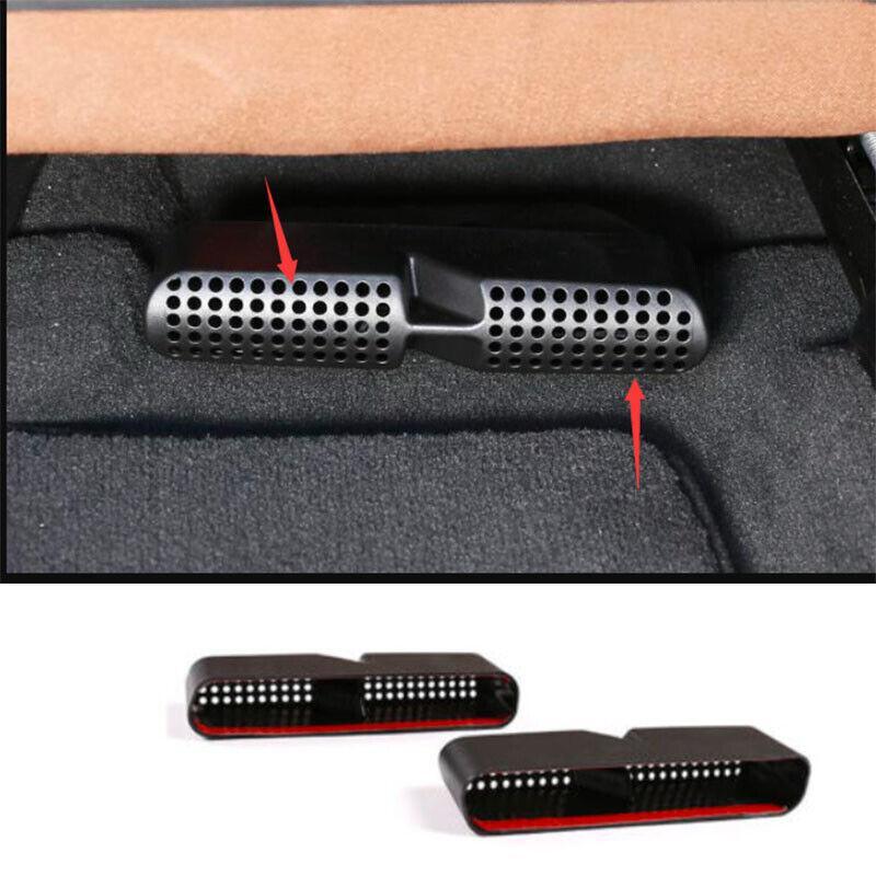 Car for BMW X6 G06 20-22 Black ABS for Seat Lower Air Outlet Vent Grille Cover Trim