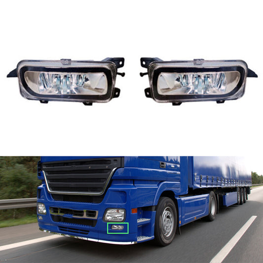 Front Bumper fog light Pair for Mercedes-Benz actros Mp2/MP3 truck 2002-2009