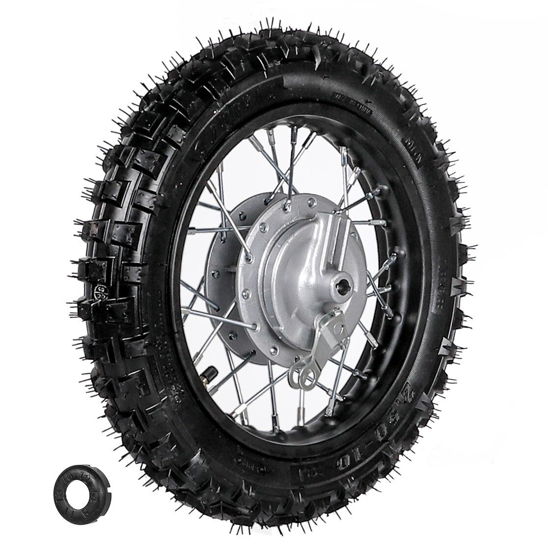 2.50 - 10 front tire rim for 70cc and 110cc Pit Dirt bicycles TTR50, PW50, CRF50, XR50