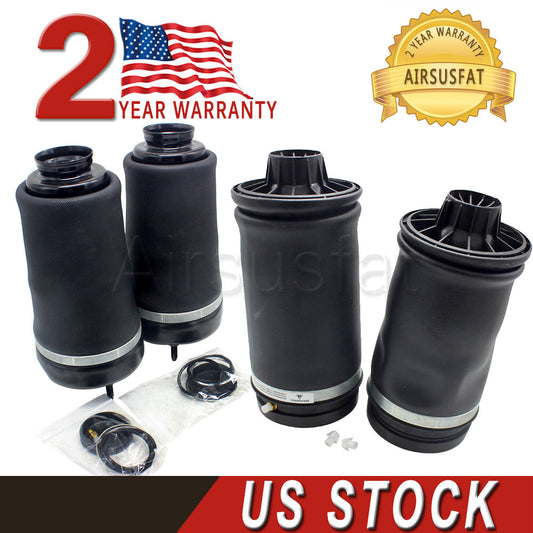 4pcs Front+Rear Air Suspension Springs for Mercedes W164 X164 GL450 GL550 ML350