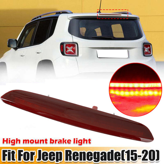 Rear third brake high-mount stop light applicable to 2015-20 for Jeep Renegade LED Red