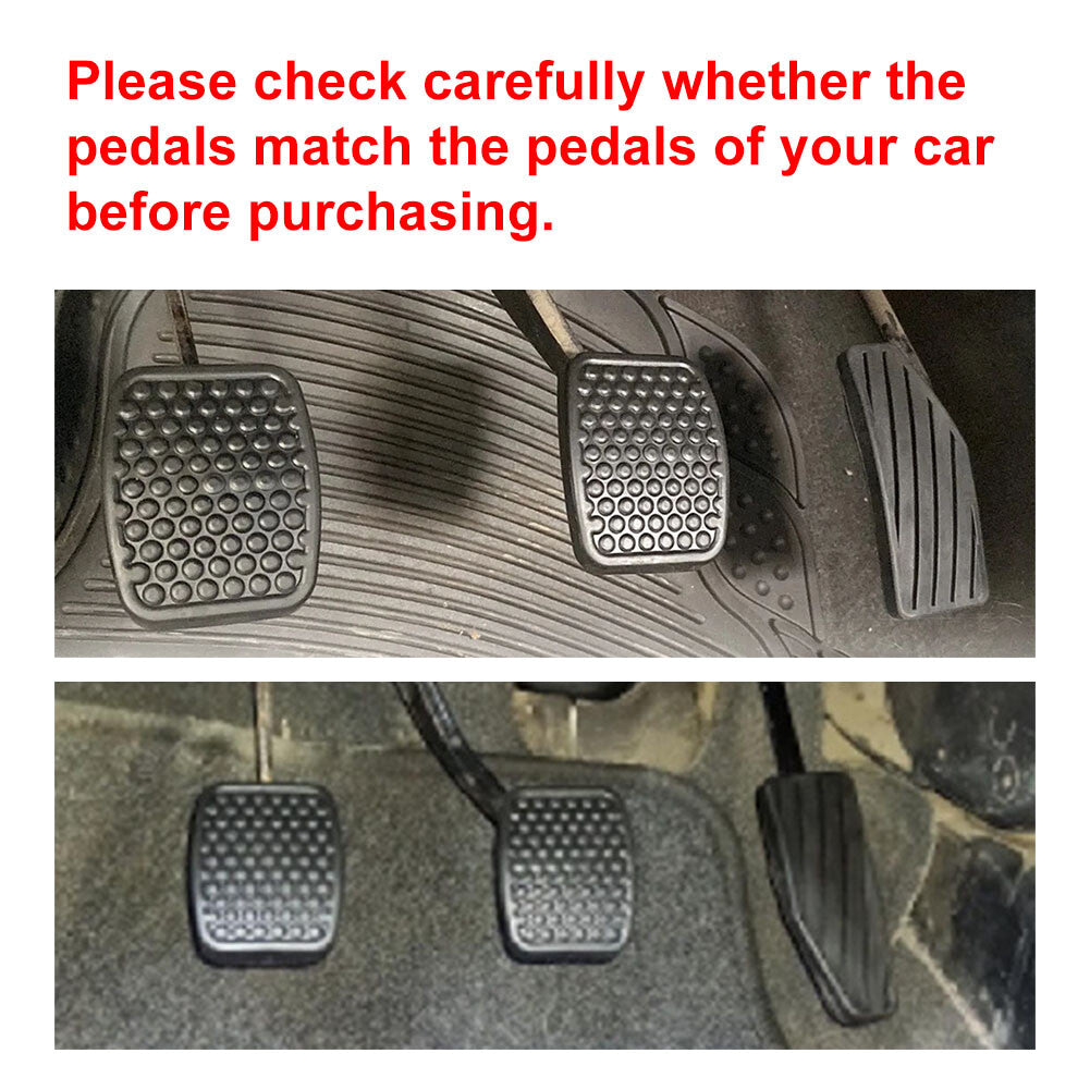 3Pcs Brake Clutch Fuel Gas Pedal Foot Pads Cover Kit Fit for Suzuki for Swift for Jimny MT