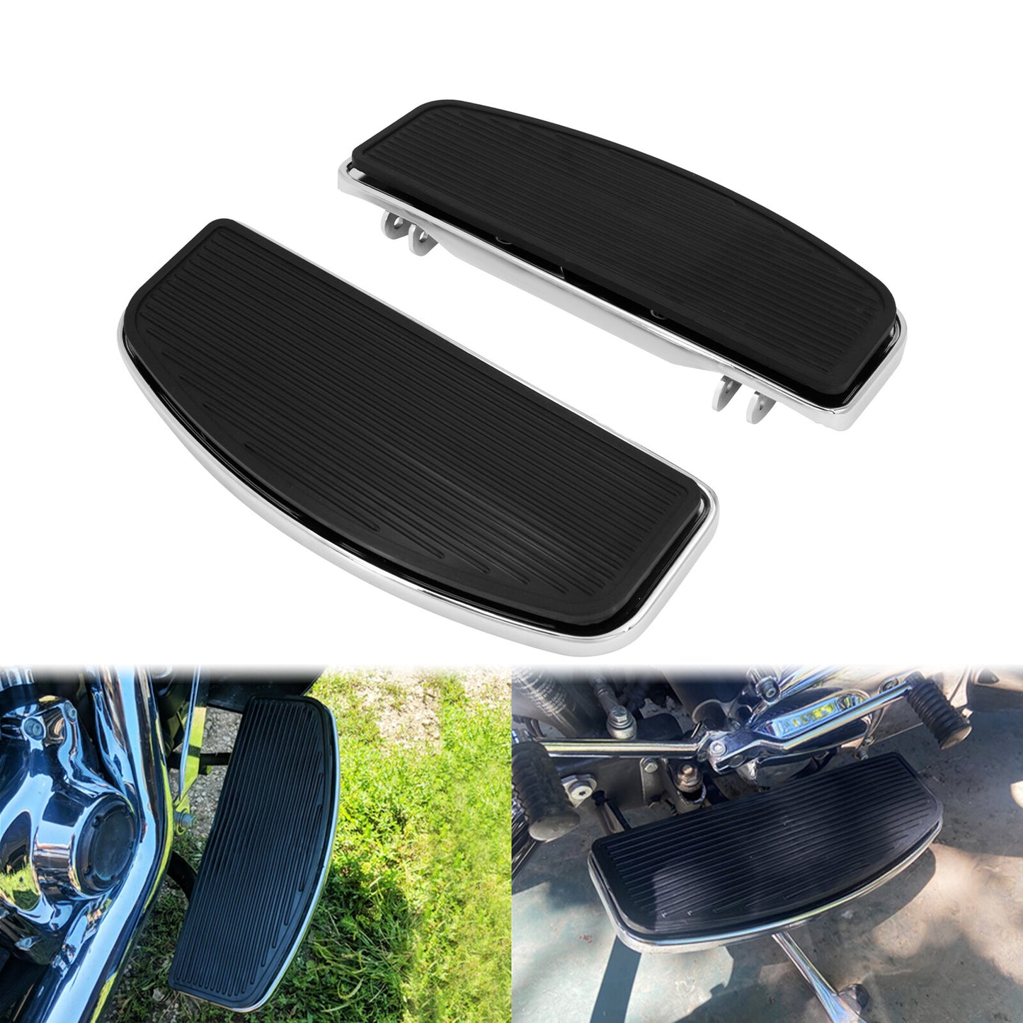 Front Driver Floorboards Foot Pegs for Harley Touring Road Electra Glide 86-2023