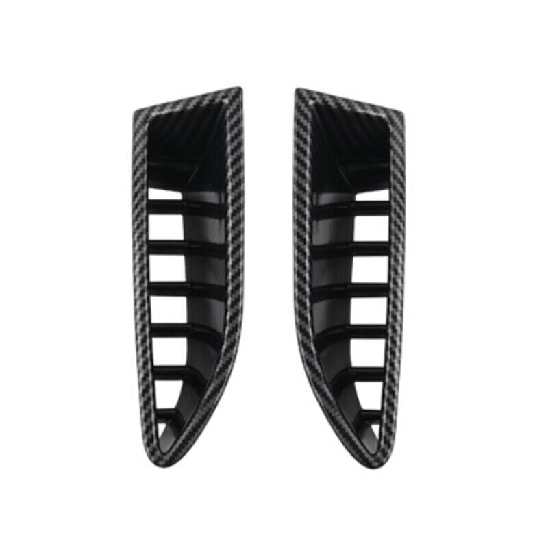 2X for Nissan Rogue 2021-2022 ABS Carbon Fiber Headlight Eyelid Vents Tirm