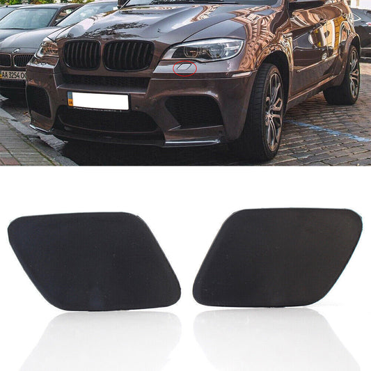 Front Bumper Headlight Lamp Washer Nozzle Cover Cap Fit for BMW X5 E70 2006-2012 07