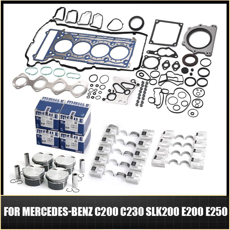 Engine Overhaul Rebuild Set for Mercedes-Benz W203 W204 W211 1.8 Supercharged