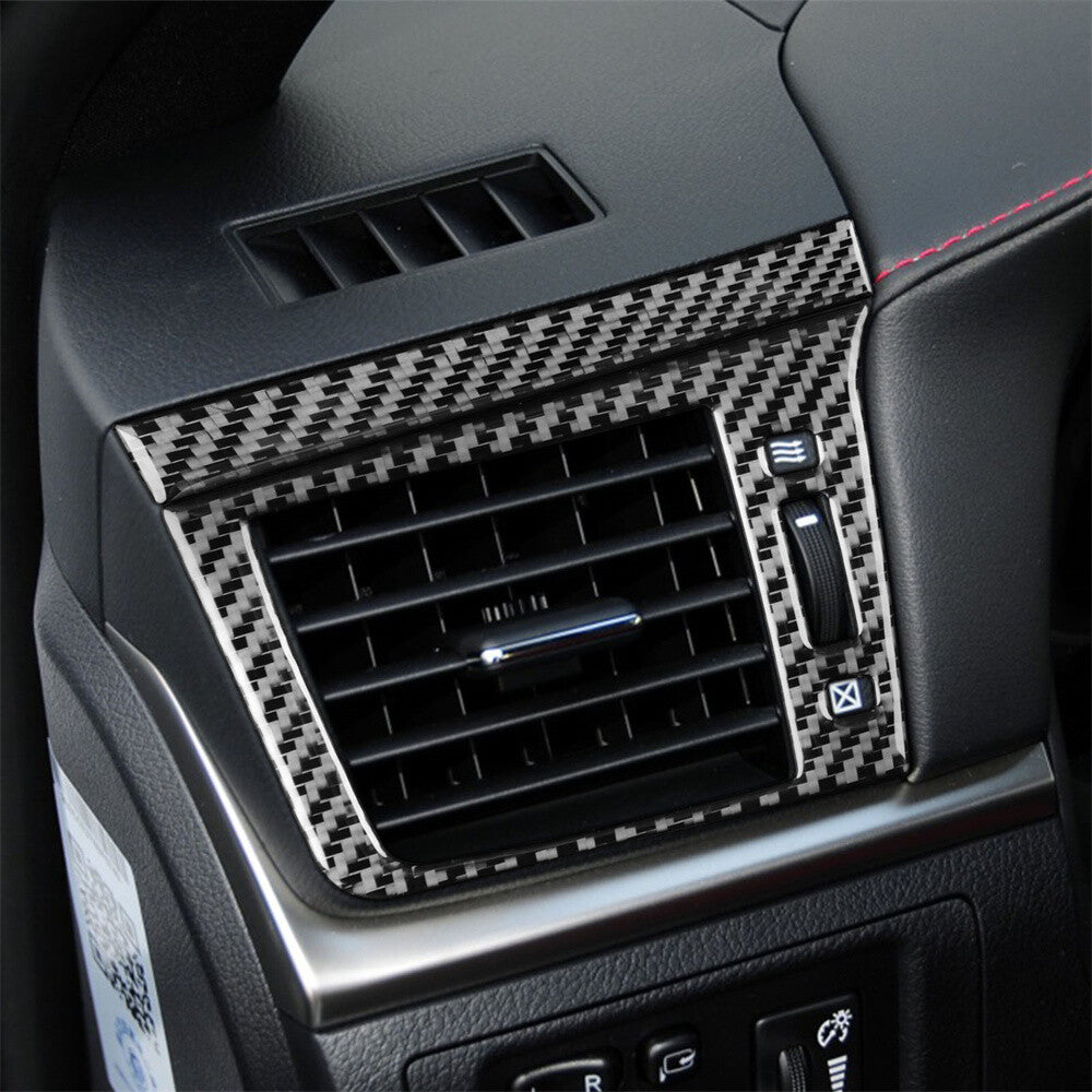 Fit for Lexus CT200h 2011-17 RHD Side Air Vent Outlet Panel Cover Carbon Fiber¡Á3