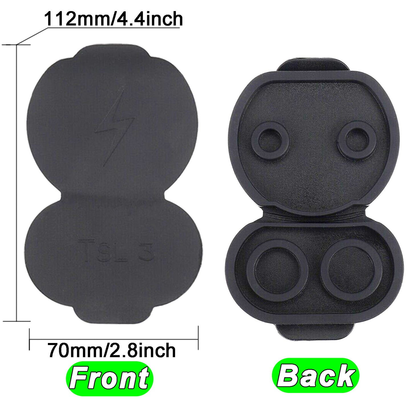 Silicone Car Charging Connector Cover for Tesla Model 3 for Model Y 2017-2021 EU CCS