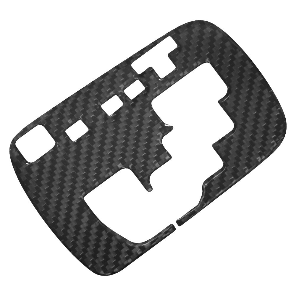 Carbon fiber interior automatic shift cover trim for Toyota Hilux