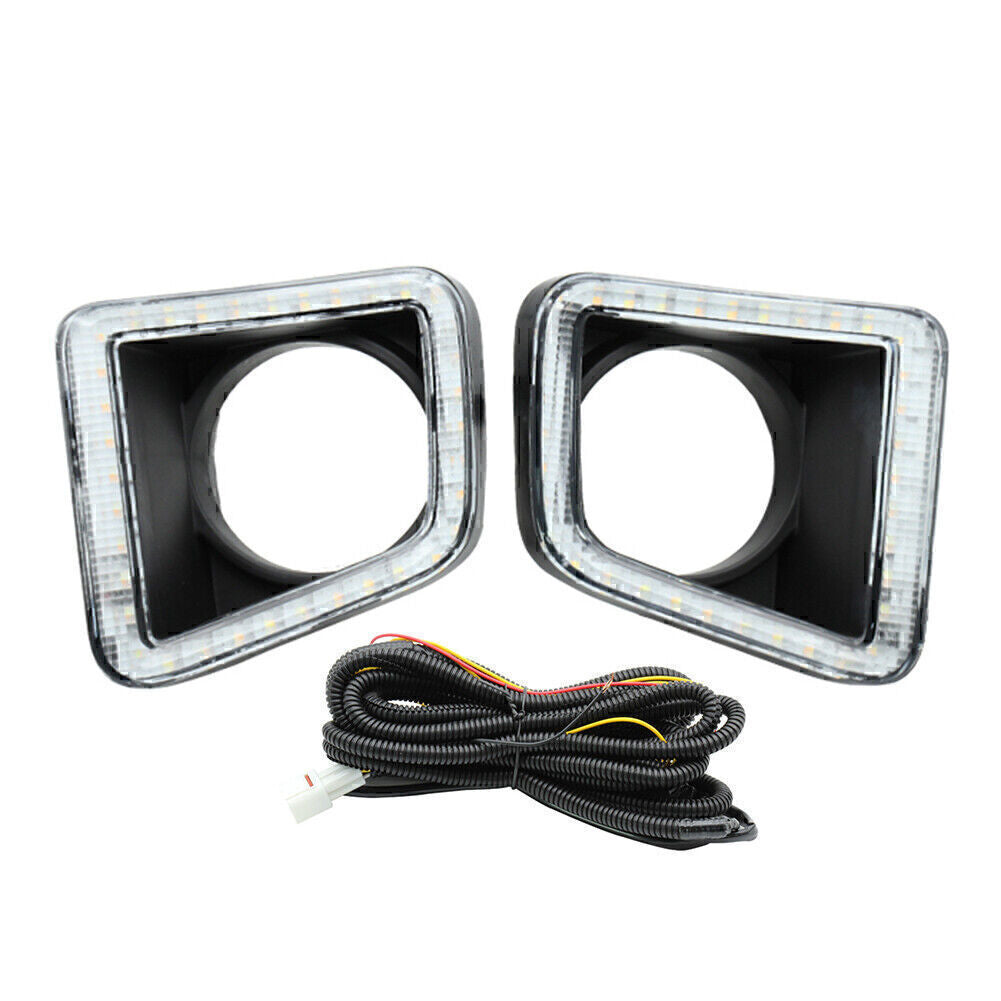 LED Daytime Running White Yellow Lights DRL For 2014-2021 2020 19 for Toyota Tundra