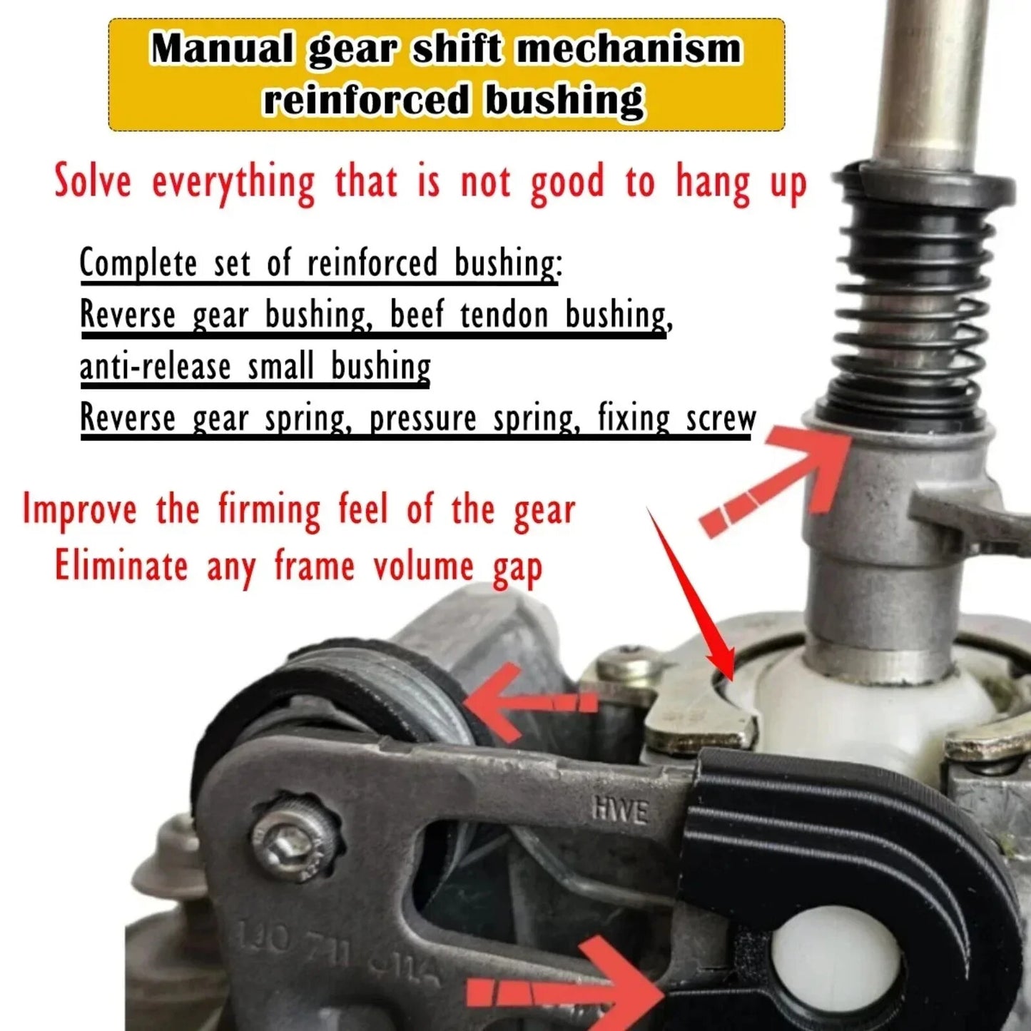 Upgrade Gearbox Repair Kit for Audi A2 TT A3 First Gear Getter Reverse Bushes