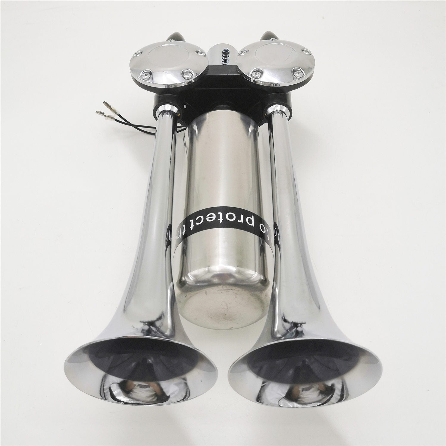 Super Echo Loud Air Horn Set Assembly 12V/24V 300DB For Semi or Large Truck