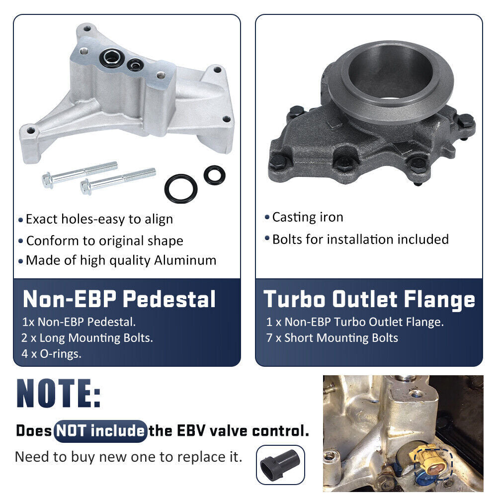 For 1999.5-2003 for Ford Diesel 7.3 7.3L 99.5-03 Turbo Pedestal Exhaust Housing Kit