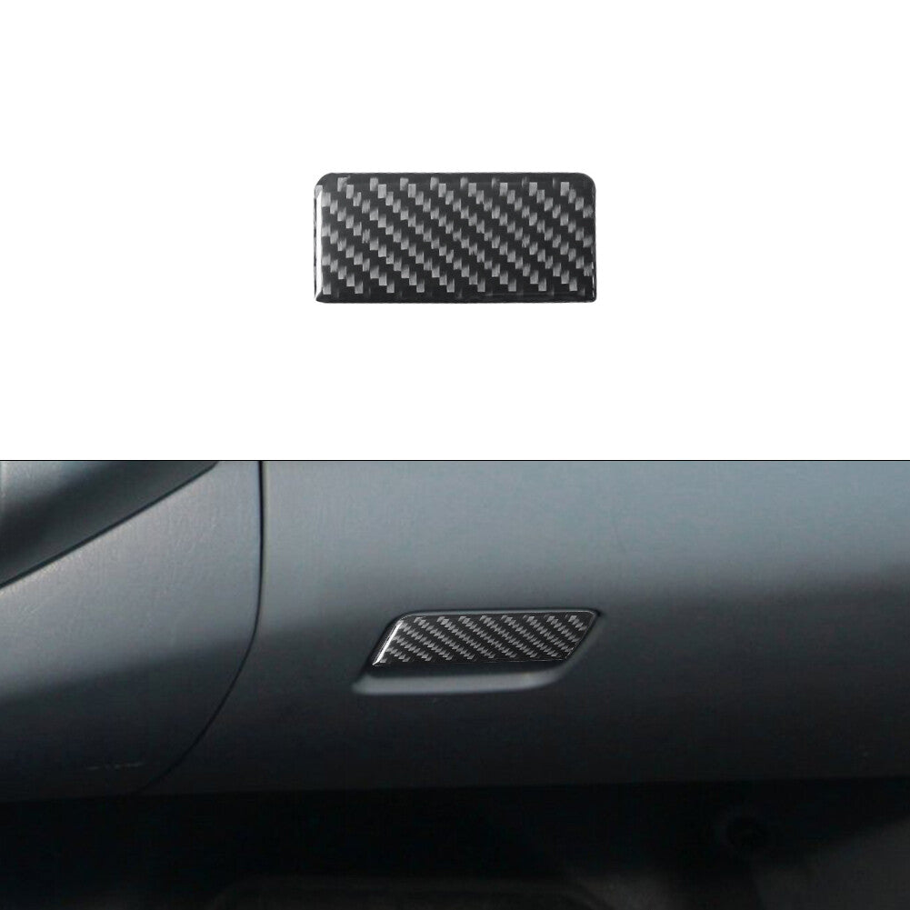 for Toyota Tacoma 2012-2015 Glove Box Trim Switchs Cover Decoration Carbon Fiber