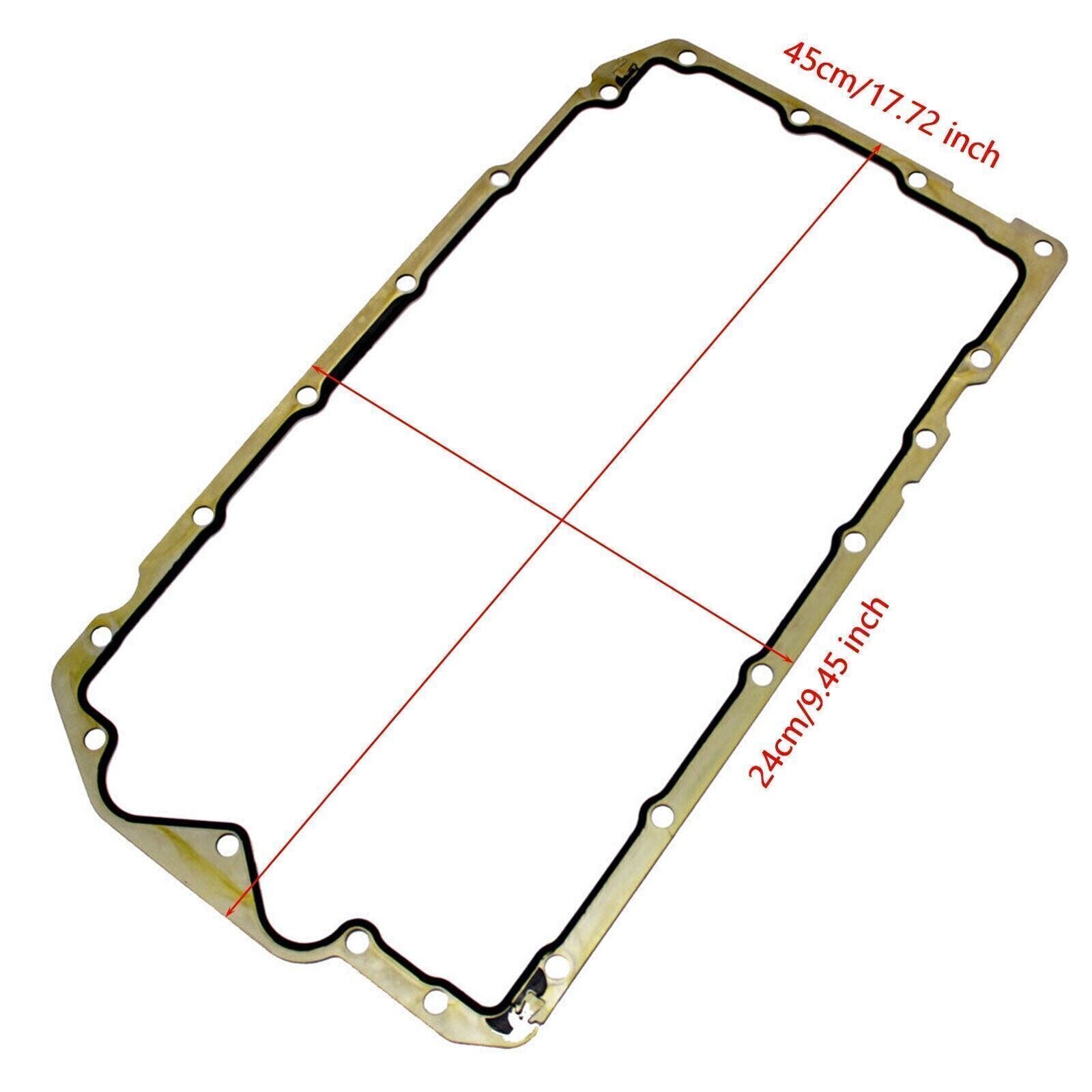 11137511224 Engine Oil Pan Gasket for BMW 120i 2010 Base Hatchback 4-Door 2.0L