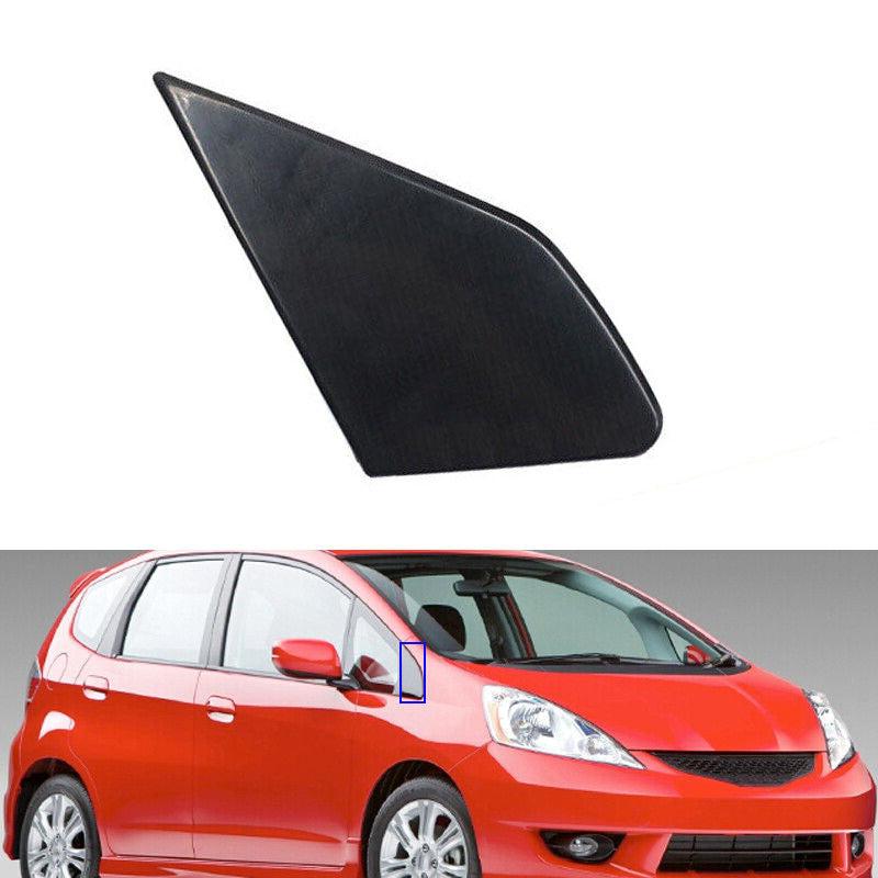 1pc Right for Honda Fit 2009-2013 Front Door Garnish Window Glass Plate Trim Cap