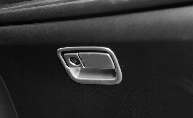 for Co -Pilot Storage Box Handle Sticker Trim for Honda CRV CR-V 17-22 Matte Silver