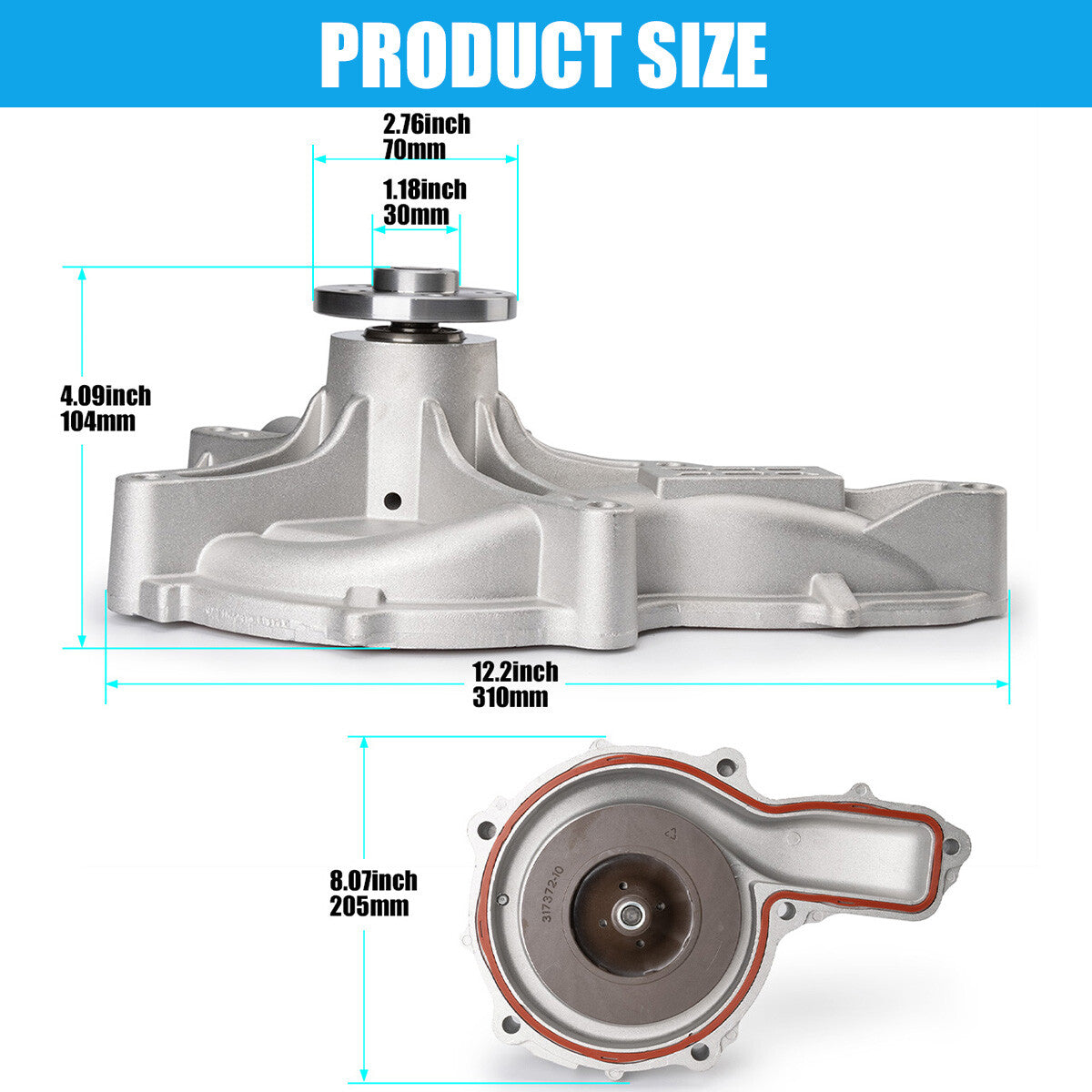 85109694 Water Pump 85124623 for Volvo VAH VHD VNL VNM D11 D13 D16 for Mack MP7 MP8