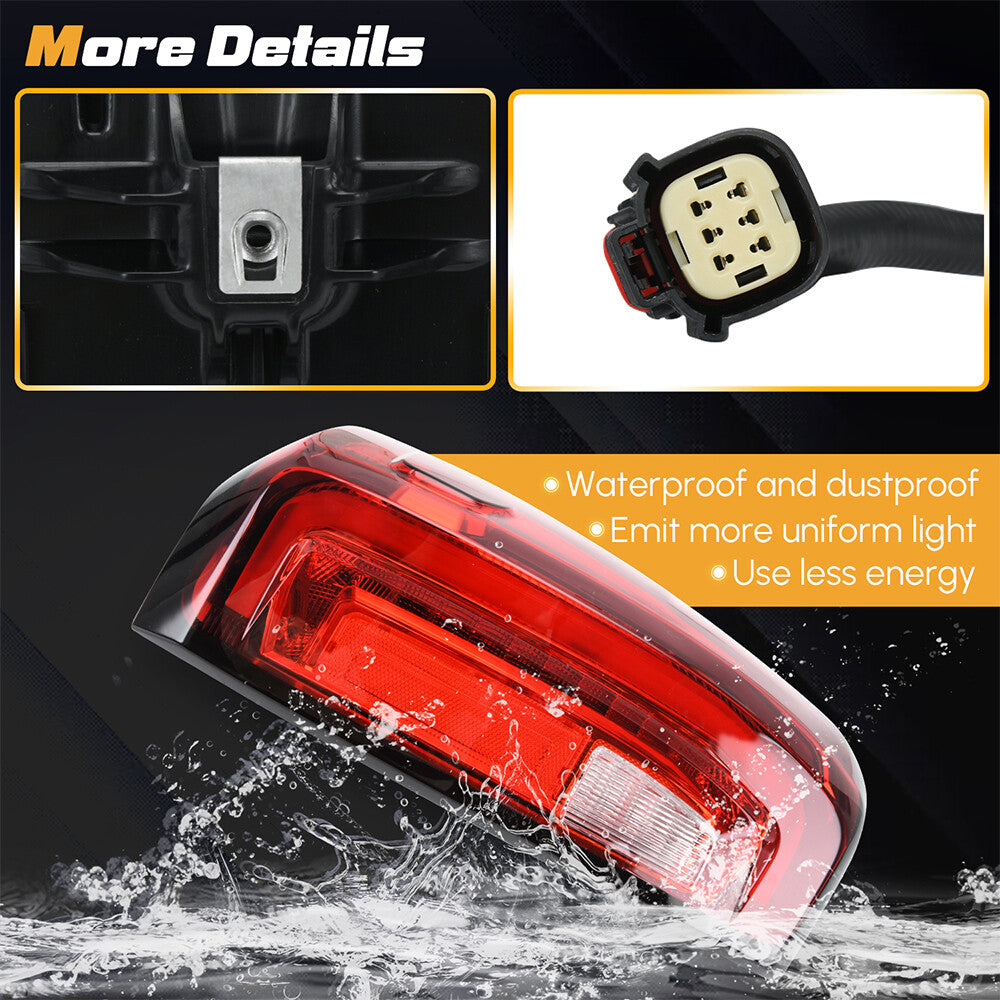 For 2019-2023 for GMC for Sierra 1500 Full LED Tail Light Rear Lamp Passenger Side RIGHT