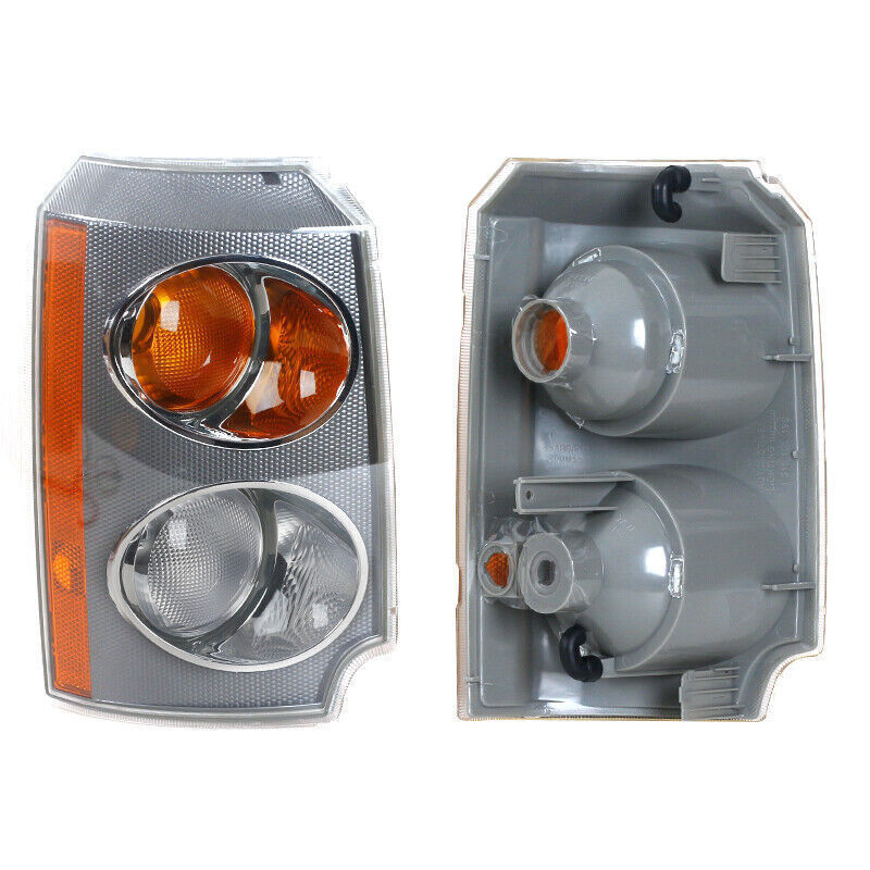 Pair for 2003-05 for Land Rover for Range Rover L322: Front corner lights and turn signals