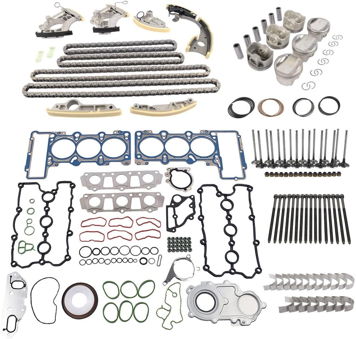 Engine timing chain piston and valve overhaul kit for Volkswagen CC for Audi for A4  for A5  TT CDAA