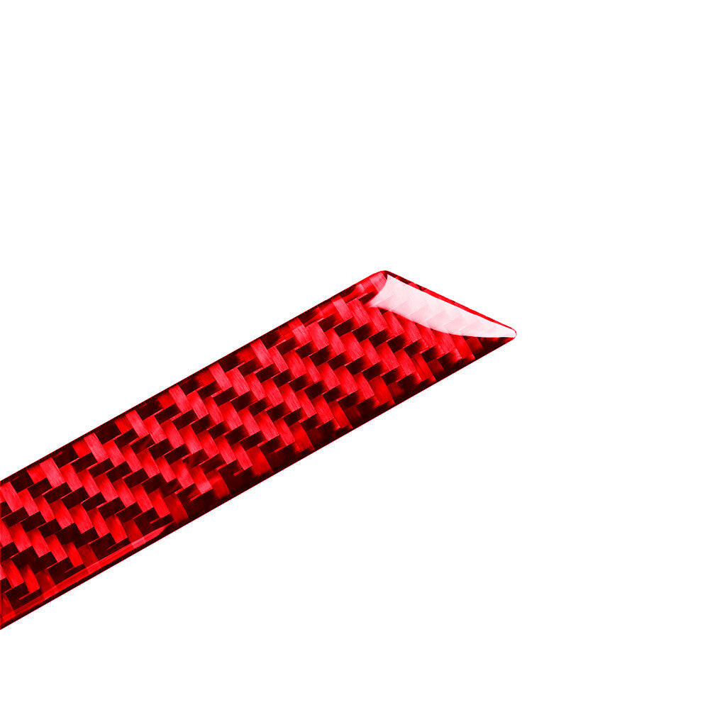 Red Carbon Fiber Inner Door Scuff Sill Cover Trim for Toyota 4Runner 2010-2020