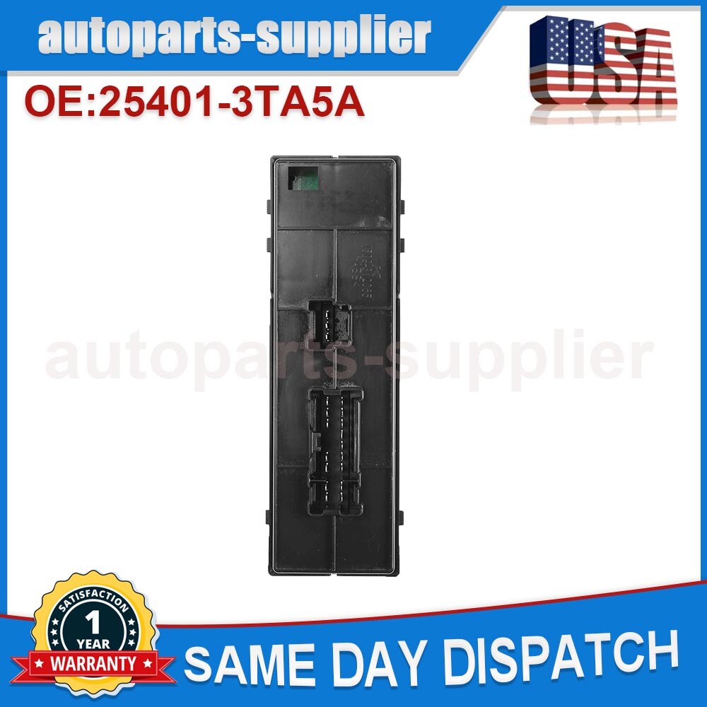 Power Window Master control switch on the left drive side for 2013-2018 for Nissan Altima