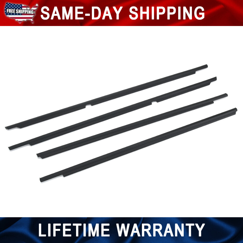 for TOYOTA for LEXUS 2001-05 IS300 Door Belt Moulding Front Rear LH RH Set of 4