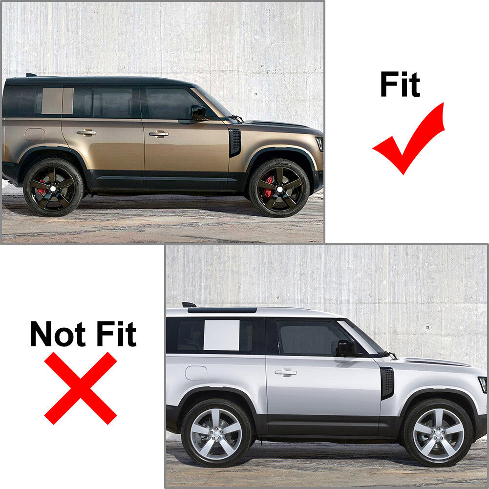 Rear Door Wheel Arch Flare Molding Trim for Land Rover for Defender 90 110 2020-23
