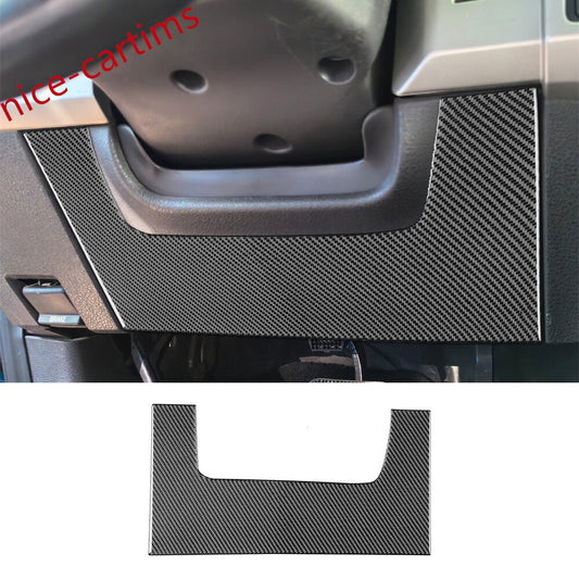 Carbon Fiber Steering Wheel Lower Panel Trim for Ford F150 2009-2014 Accessories