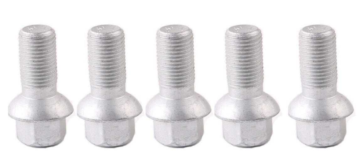 5 Wheel Lug Bolts Studs Nuts New for Mercedes W204 W211 C209 W164 W251