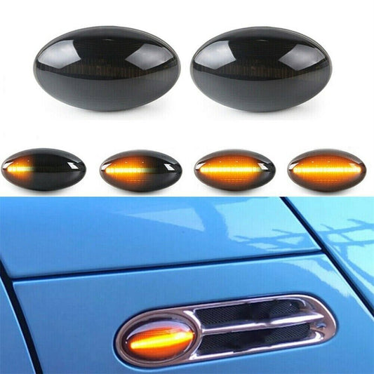 For 02-08 for Mini Cooper R50 R52 R53 Smoking LED Front Indicator Side Marker Light