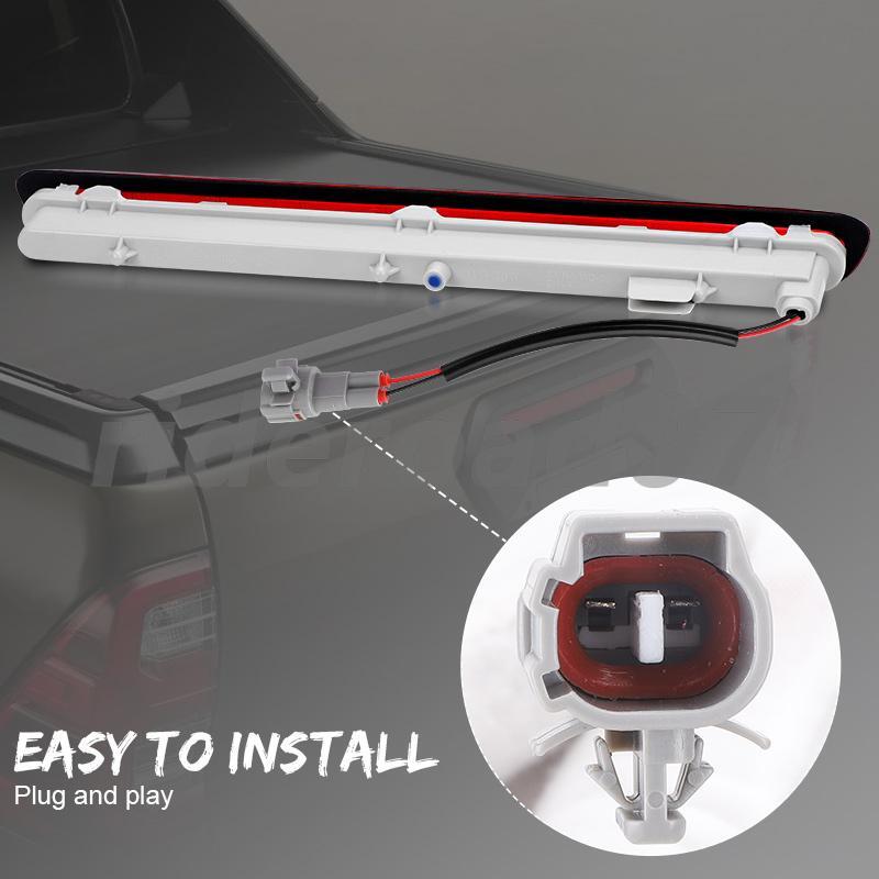 High Level 3rd Third Brake Light 32915006872 for Toyota Hilux M70 M80 4dr Red