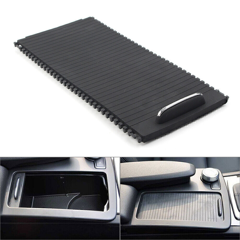 for Mercedes-Benz W212 W204 Center Console Water Cup Holder Panel Roller Cover