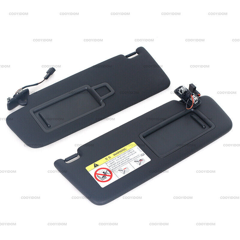 Pair Front Sun Visor Panel With Makeup Mirror for VW for Golf 7 SportsVan for Jetta MK7