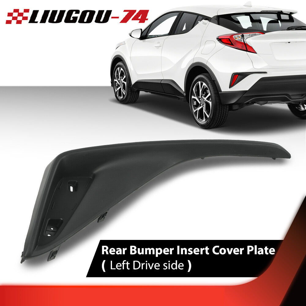 Brand new left-hand drive bumper insert cover suitable for 2018 and 2019 for Toyota C-HR LH models.