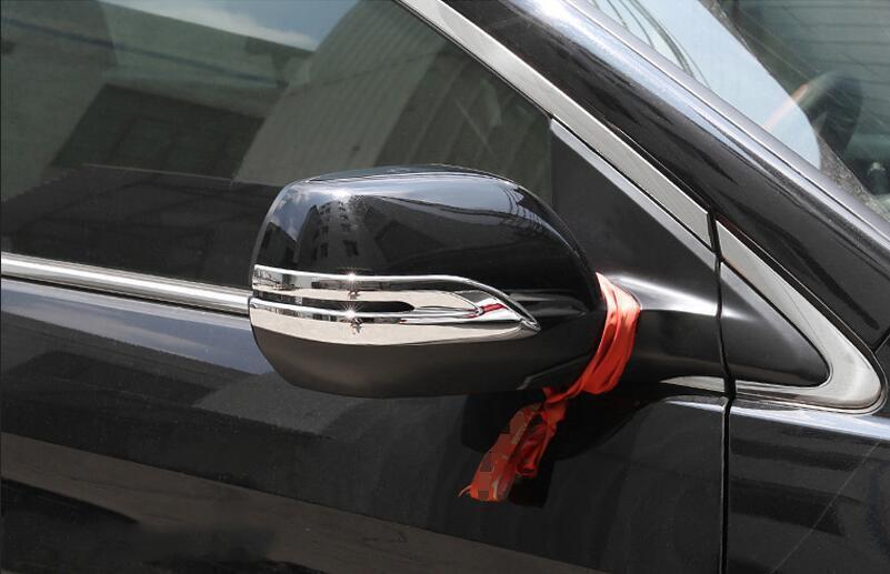 Chrome Outer Rear View Side Mirror Strips Trim 2X for Honda CRV CR-V 2012-2016