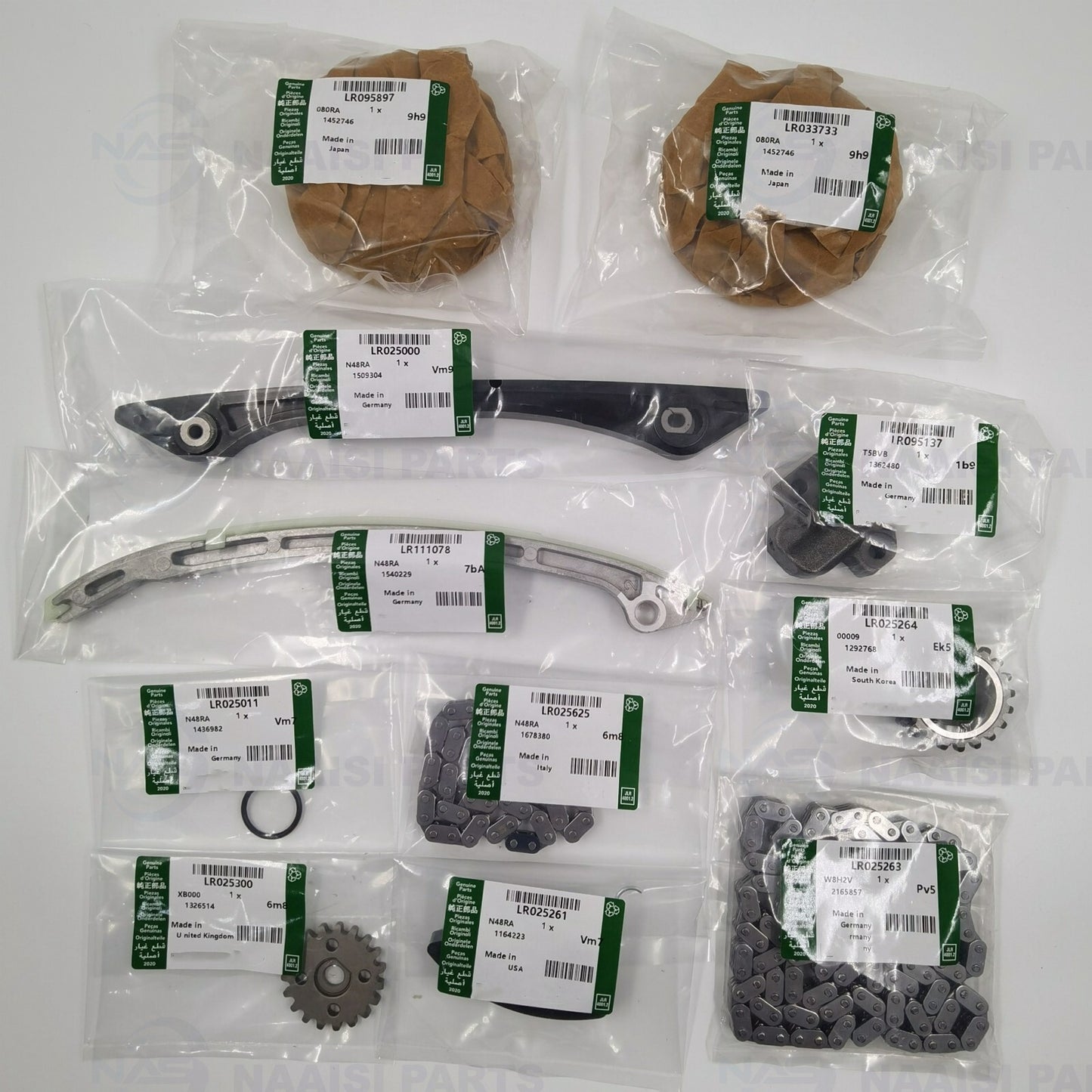 11-Piece VVT Gear Timing Chain Kit for Land Rover Evoque Freelander 2.0L