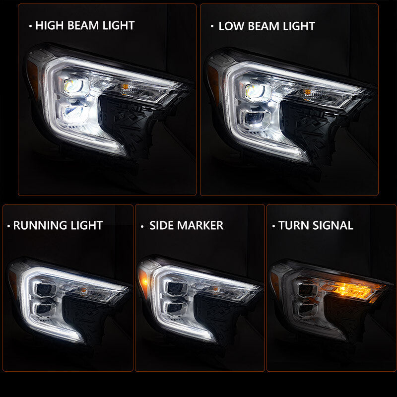 For 2022-2024 for GMC Terrain Denali Full Led DRL Dual Projector Headlight Passenger