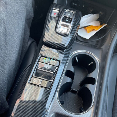 for Hyundai Sonata 2020-2023 Carbon Fiber ABS Inner Gear Shift Panel Cover Trims