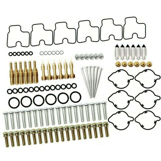 6x Carburetor Repair Kit For GL1500C GL1500CT Tour Valkyrie 1500 1997-2003