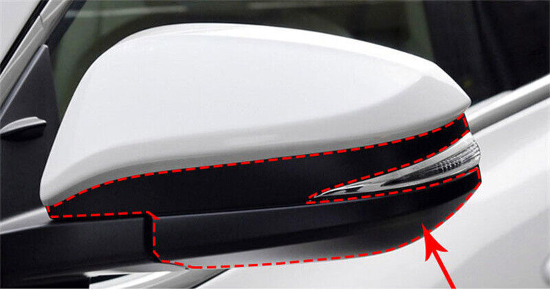 Left Side Rearview Door Mirror Base Cover Cap for Toyota Highlander 2014-2019