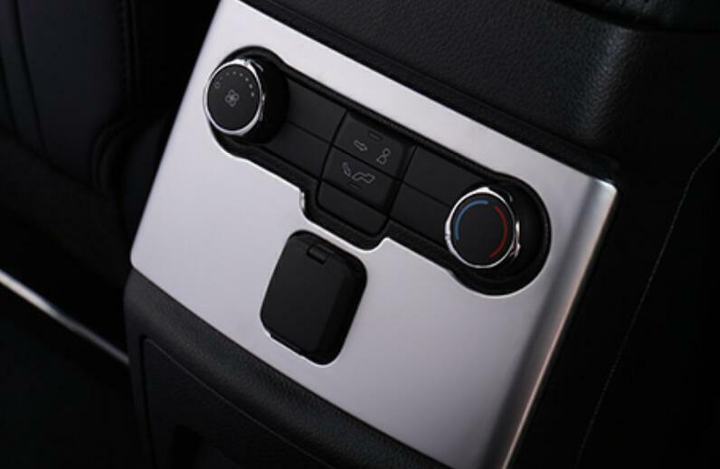 Back Row AC Switch Panel Trim 1PCS for Ford Explorer 2016-2019 GL Matte Silver